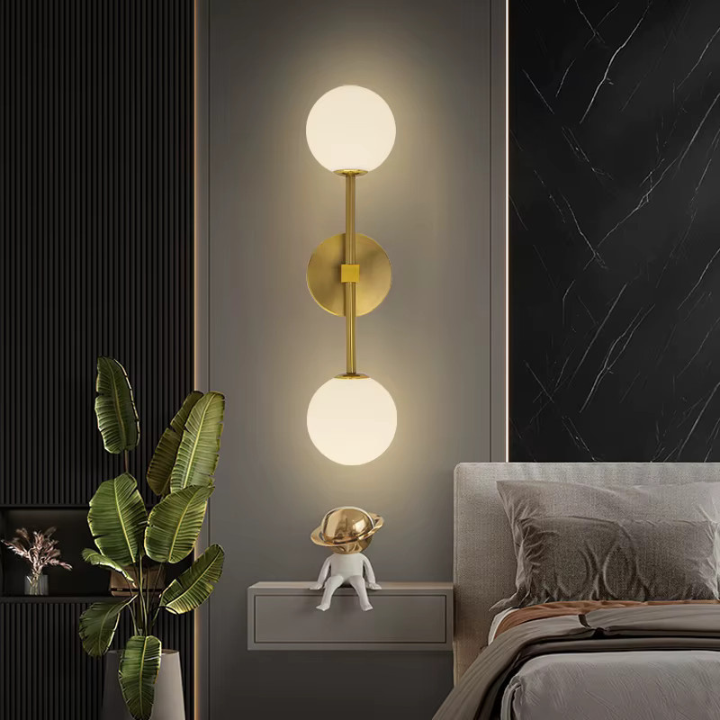 OSABO Moderne G9-LED-Wandleuchte aus Aluminium in Weiß für Innenbereiche wie Wohnzimmer, Schlafzimmer und Flur - Bild 2