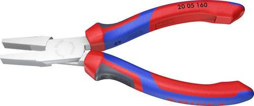 Knipex Flachzange 20 05 160 mit Comfort-Griffen verchromt - Bild 1