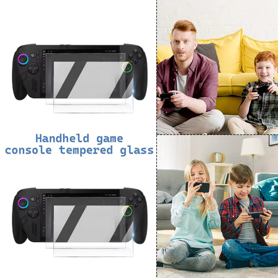 2 gehärtete Displayschutzfolien für Asus ROG Ally X, transparent, ultrahohe Härte und Anti-Fingerabdruck - Bild 5