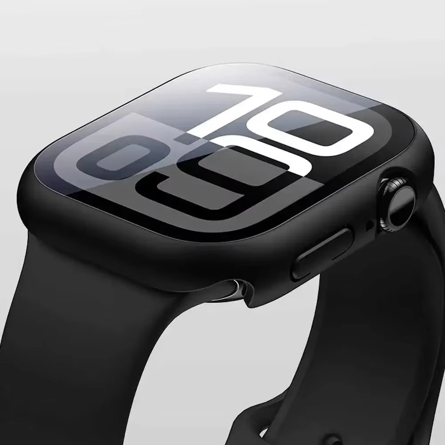 Displayschutzfolie Apple Watch Serie 9, gehärtetes Glas, harte Abdeckung - Bild 4