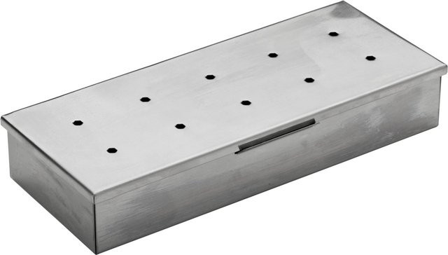 Char-Broil Räucherbox aus Edelstahl in Silber für Holz, Räucherchips und Pellets - Bild 1