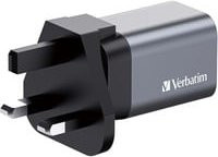 Verbatim GNC-35 Universal GaN-Ladegerät 35W mit 1x USB-A und 1x USB-C in Schwarz/Grau - Bild 1