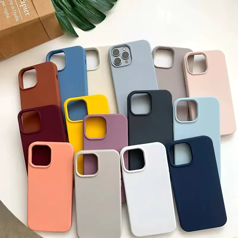 Keai Flüssigsilikonhülle für iPhone als stoßfestes Softcover in Green und Multicolour - Bild 2