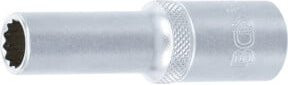 BGS Steckschlüssel-Einsatz Zwölfkant tief 9357, Antrieb 1/2 Zoll, SW 11 mm, Farbe Silber - Bild 1