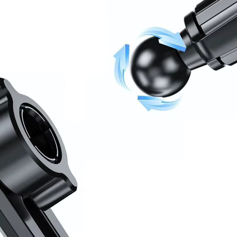BRYNTHORX Auto-Handyhalterung mit 17mm Rundhalterungsadapter und Verlängerungsarm für Lüftungsschlitze, Schwarz - Bild 4