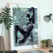 KAYOU Venom Symbiote Spider-Man Superhelden-Poster als moderne abstrakte Comic-Illustration in Schwarz - Bild 3