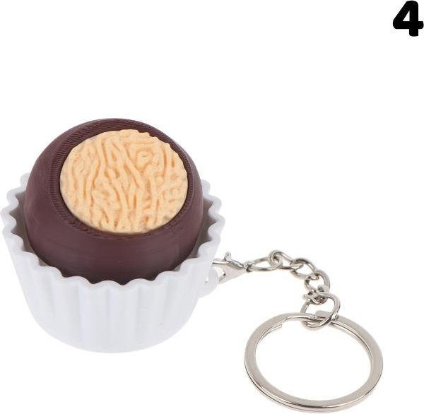 Linyi toy Schlüsselanhänger Schokoladen-Tastatur, White, Unisex - Bild 1