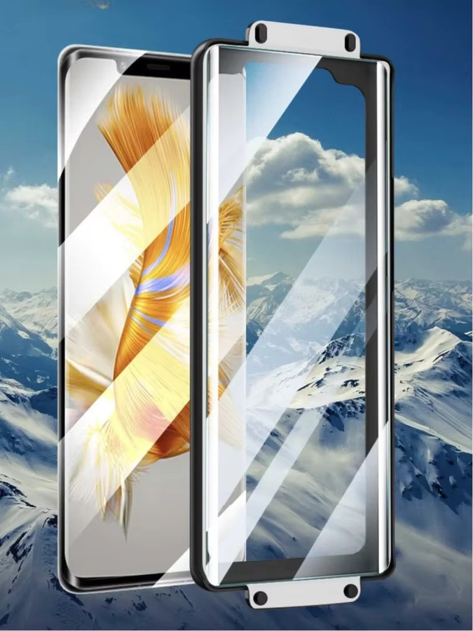 2 Stück Keramik-Glas-Displayschutzfolien für Huawei Mate 60 Pro, P60, P50, P30 Pro und RS in Transparent - Bild 5