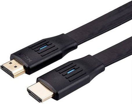 Secomp HDMI Anschlusskabel Schwarz 3m mit 8K UHD, Audio Return Channel und Ethernet/LAN, vergoldet - Bild 1