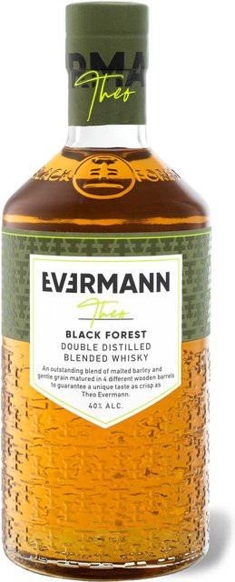 Evermann Theo Black Forest Blended Whisky 0,7 l - Bild 1