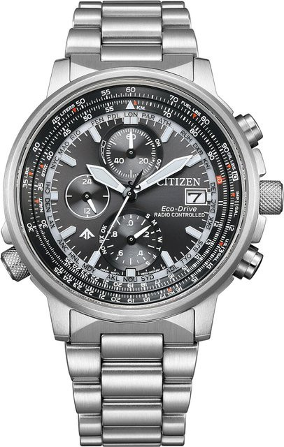 Citizen Chronograph, Solar, Edelstahl, 41 mm, Herren - Bild 1