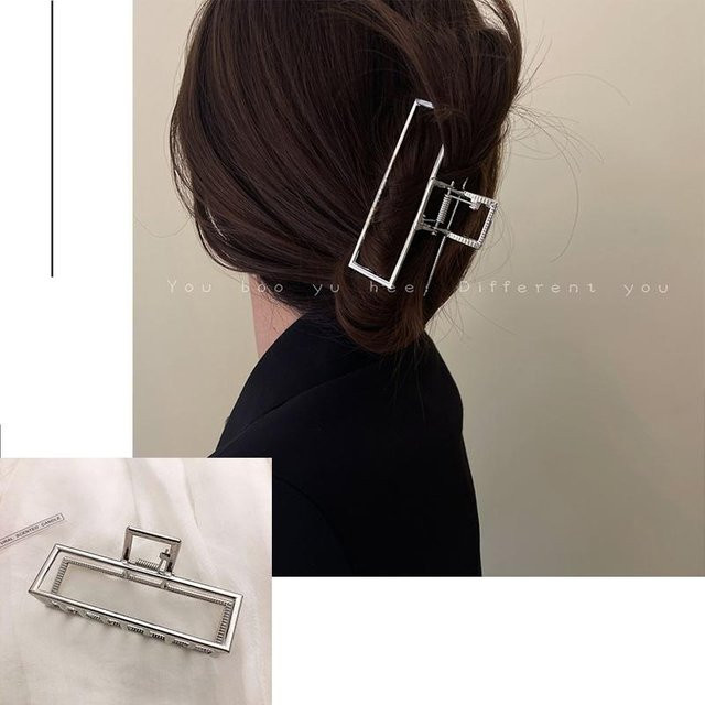 Haarspange Metall, Geometrie, Damen - Bild 1