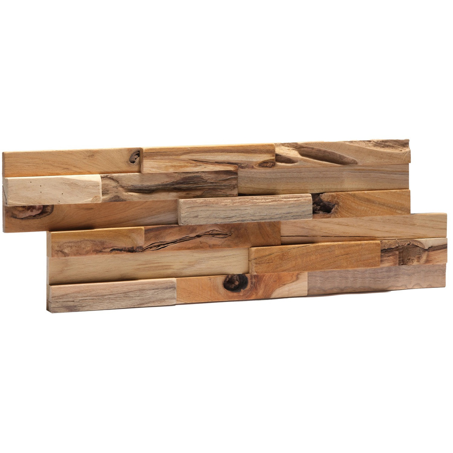 Rebel of Styles Verblender UltraWood Bologna Holz Teak in Braun, B: 18 cm, H: 49,5 cm - Bild 2