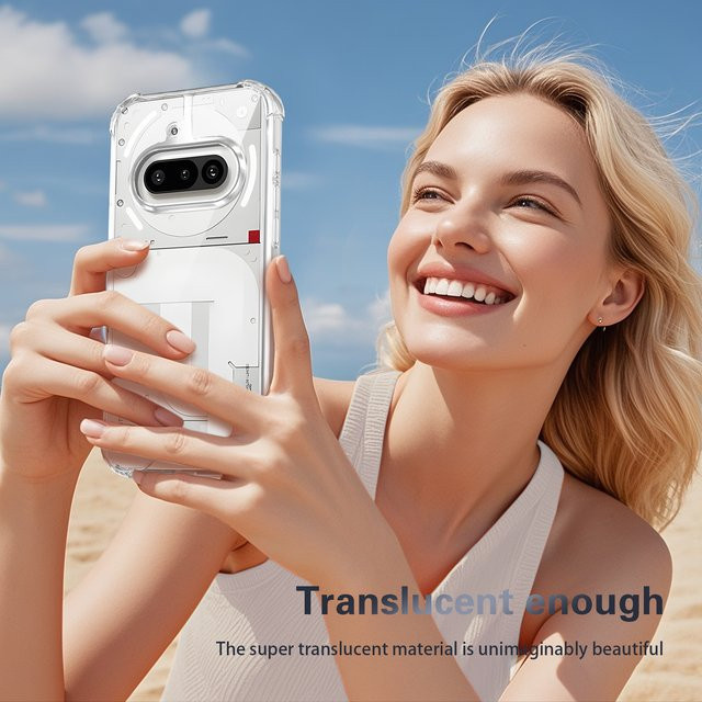 Transparente Acryl-Schutzhülle für Nothing Phone Modelle, Stoßfeste Rückabdeckung mit Bumper - Bild 1