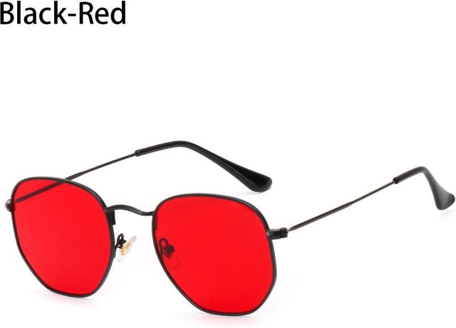 Sonnenbrille, quadratisch, Metall, randlos, weiß, Unisex - Bild 1