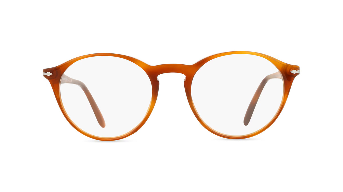 Persol 0PO3092V Korrektionsbrille, Herren, Vollrand, Panto, Acetat, orange - Bild 1