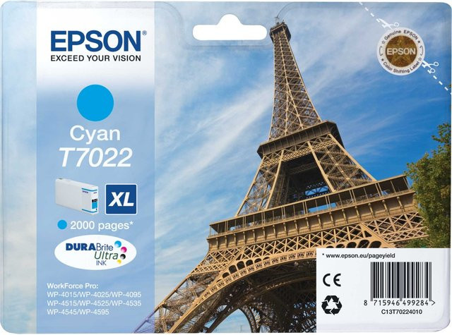 Epson C13T70224010 XL Cyan Druckerpatrone - Bild 1