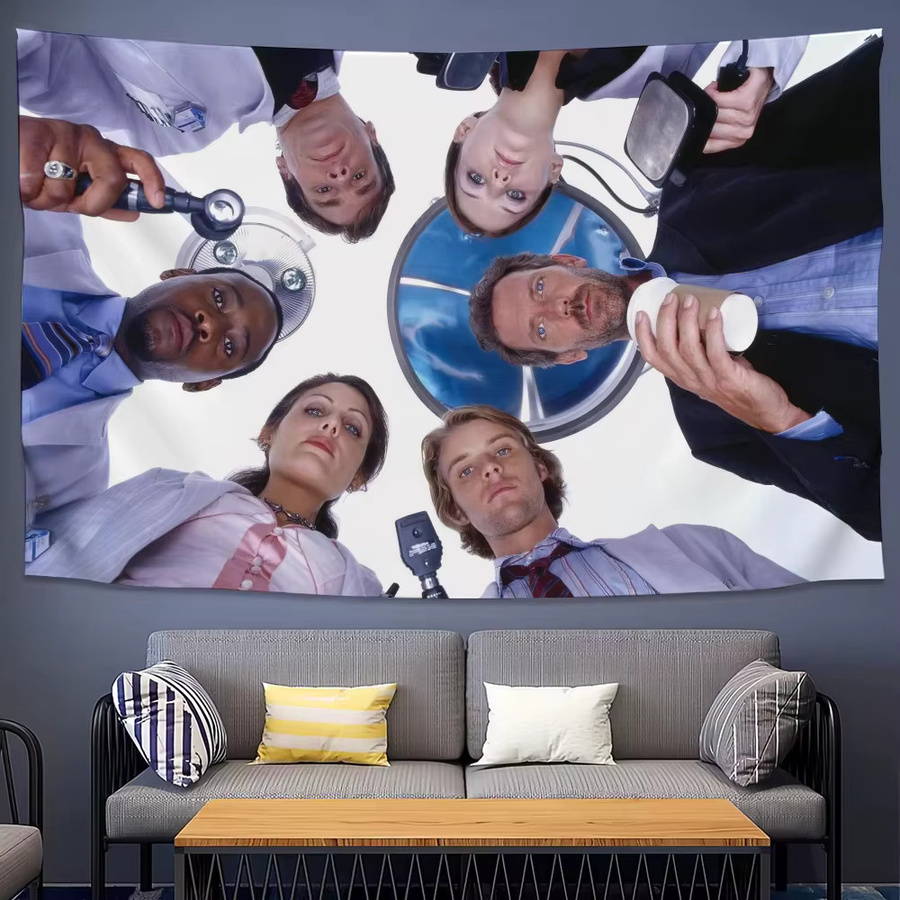 Haus MD Wandteppich als bedrucktes Hängetuch in Multicolour, B/H: 40 x 60 cm - Bild 2