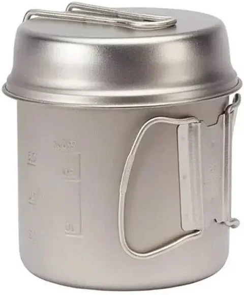 Snow Peak Trek Casserole aus Titan in Silber, 1,4 l - Bild 1