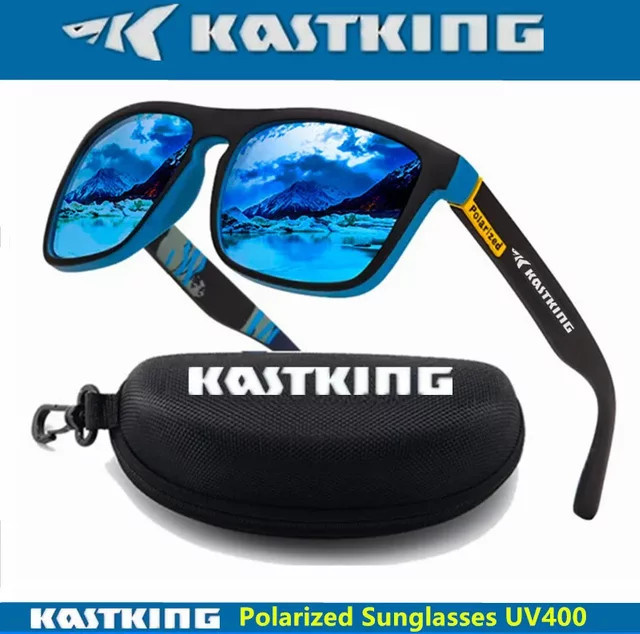 KASTKING Sonnenbrille, Vollrand, Kunststoff, polarisiert, Unisex, red, black - Bild 1