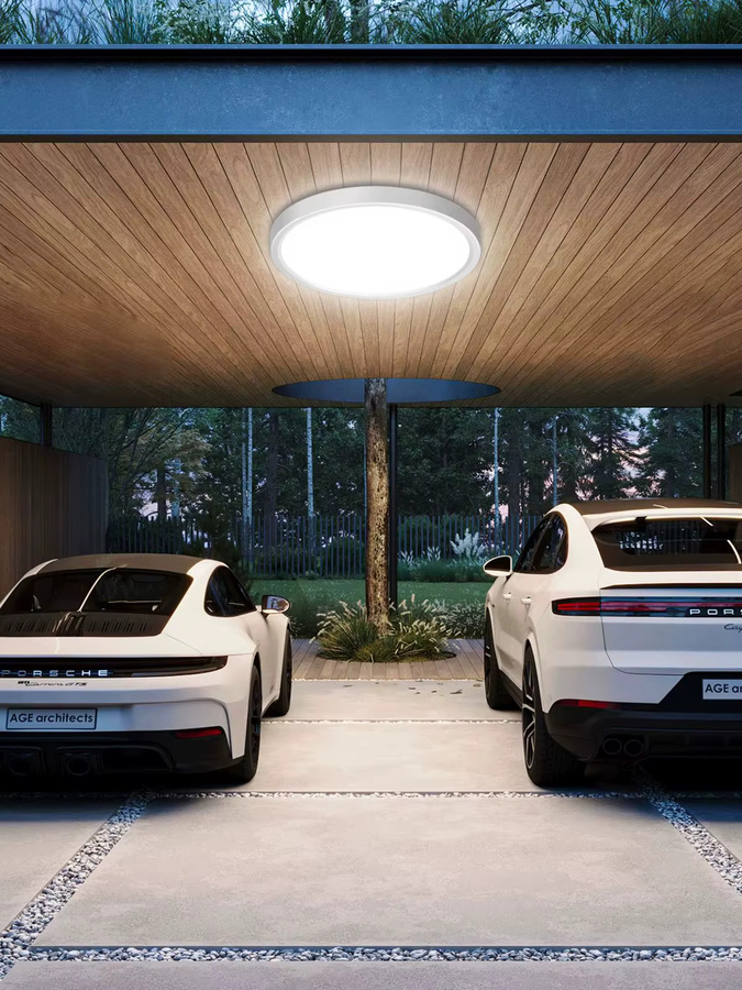 Oraymin 24 W LED-Deckenleuchte mit Bewegungssensor, rund, Weiß, 2400 lm, 4000 K, Durchmesser: 30 cm - Bild 6