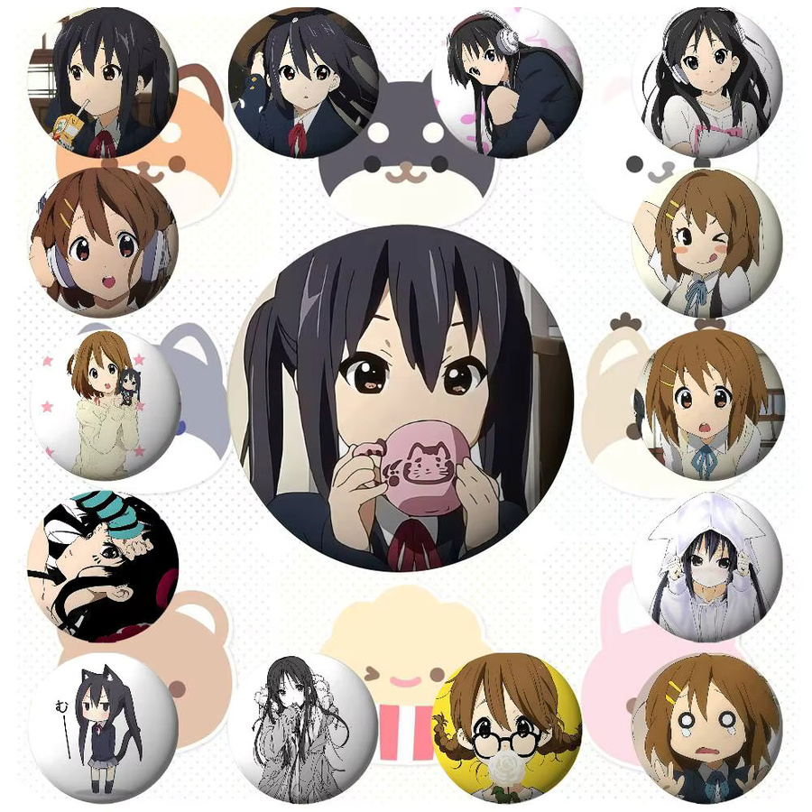 Bilibili Anstecknadel Anime K-ON, Metall, Bunt - Bild 2