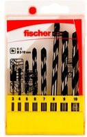 Fischer Betonbohrer-Set CTS 8, 8-teiliges Carbide-Tipped Set in Silber, Durchmesser 3-10 mm - Bild 1