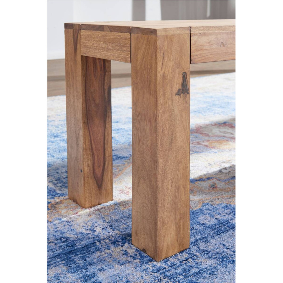 Wohnling Sitzbank aus Akazie in Natur, Farbe: Braun/Beige, B/H/T: 140 x 45 x 35 cm - Bild 4