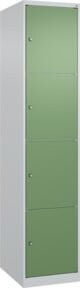 C+P Schließfachschrank Classic PLUS mit 1 Abteil in Resedagrün und Lichtgrau, H x B x T: 185 x 40 x 50 cm - Bild 1