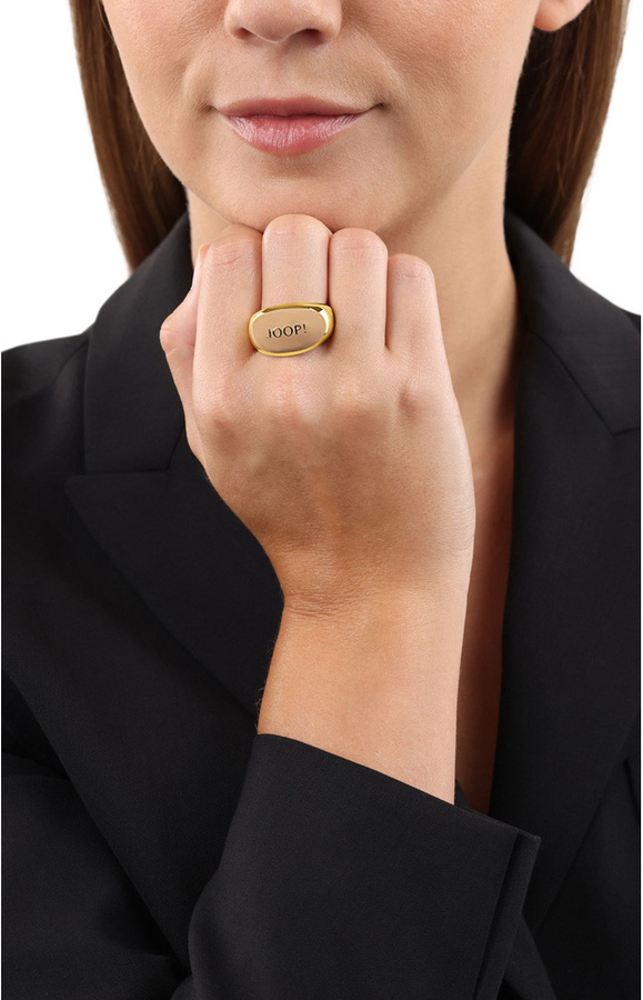 Joop! Signé-Ring in Gold, Unisex - Bild 2