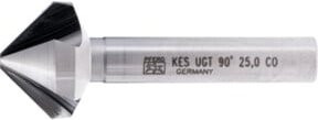 PFERD HSSE Co5 Kegel-und Entgratsenker 90 Grad Durchmesser 25 mm Schaft-Durchmesser 10 mm DIN 335 C in Silber - Bild 1