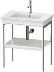 Duravit Waschtisch-Konsole White Tulip, Farbe: Weiß matt, Material: Metall, bodenstehend, B: 68,4 cm, T: 45 cm - Bild 1