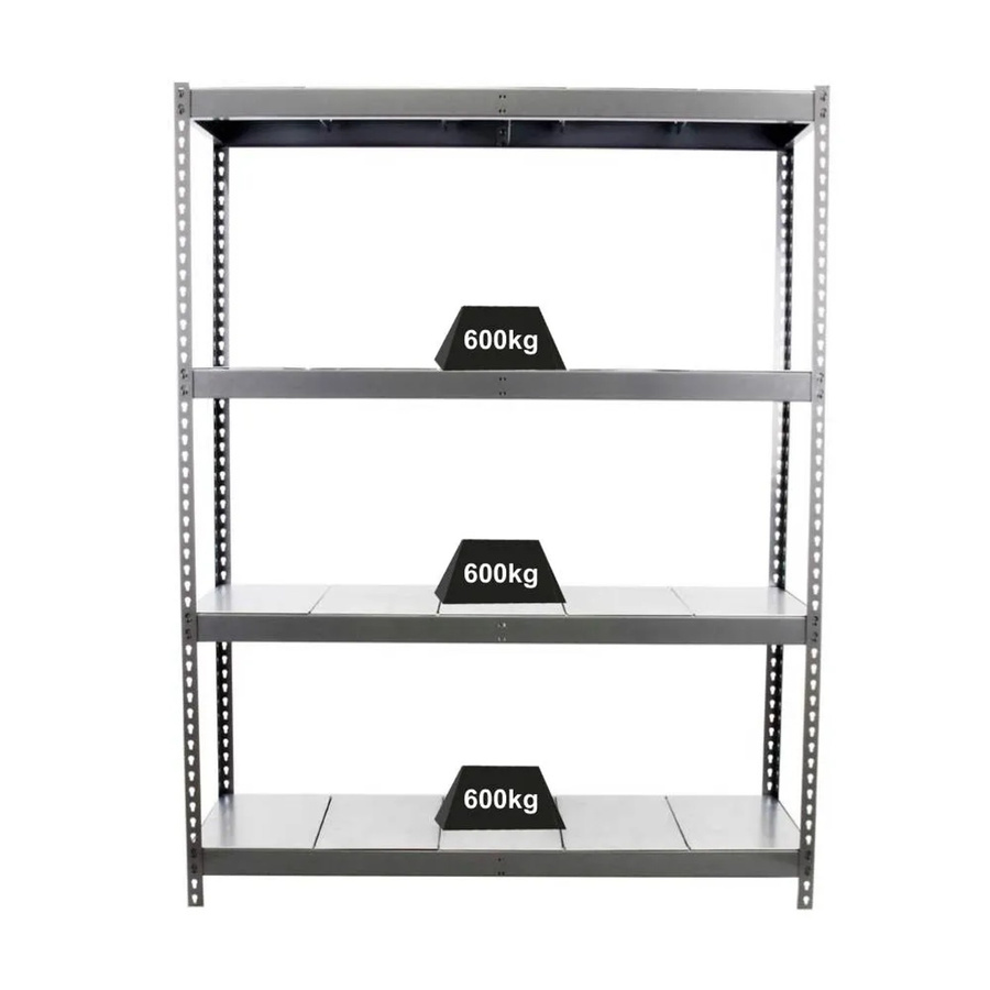 PROREGAL Schwerlastregal Metal Beast Four Grau, 4 Fachböden, H x B x T: 200 x 150 x 90 cm - Bild 2
