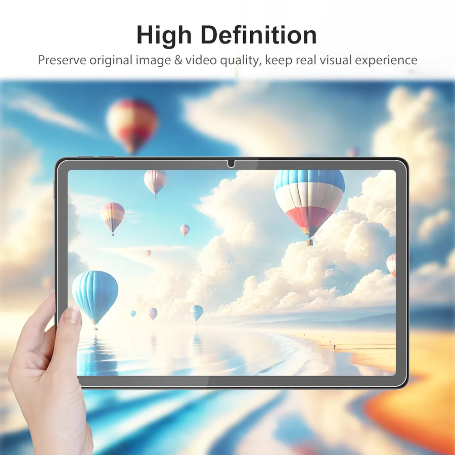 2 Stück Displayschutz aus gehärtetem Glas für Lenovo Tab 10.1, Idea 11, M11, M10 Plus, P11 Pro, K11 und Xiaoxin 11, transparent, 9H Härtegrad - Bild 6