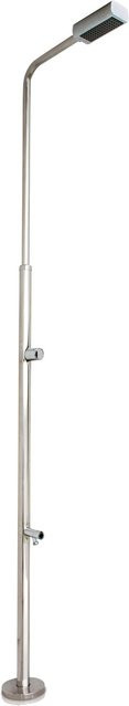 Gre Gartendusche aus Edelstahl in Silber, Höhe: 216 cm - Bild 1