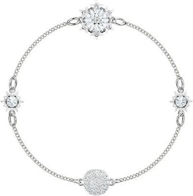 Swarovski Armband Remix Schneeflocke, Rhodiniert, Weiß, Damen - Bild 1