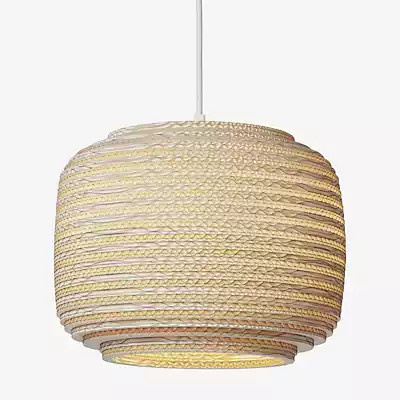 Graypants Scraplights Ausi Pendelleuchte, Farbe: Grau und Beige, Durchmesser: 28 cm - Bild 1