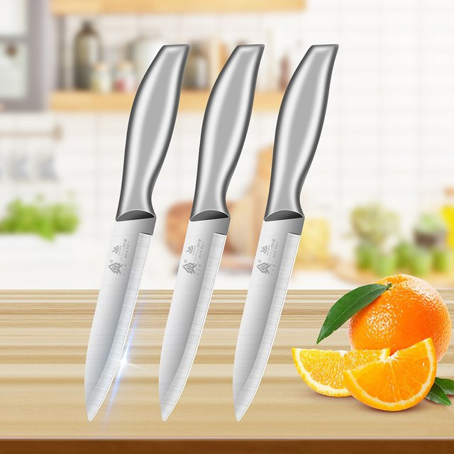 PLYS Paring Knife aus Edelstahl in Silber zum Schneiden von Obst und Fleisch - Bild 1