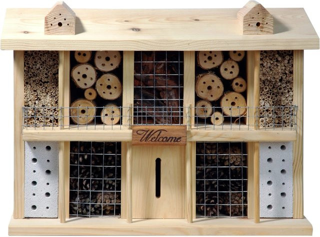 Dobar Luxus Insektenhotel Landsitz aus Kiefernholz in Braun - Bild 1