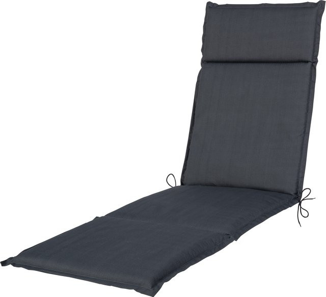 LIVARNO Polsterauflage Houston Relaxsessel mit Stehsaum 4 cm in Anthrazit - Bild 1