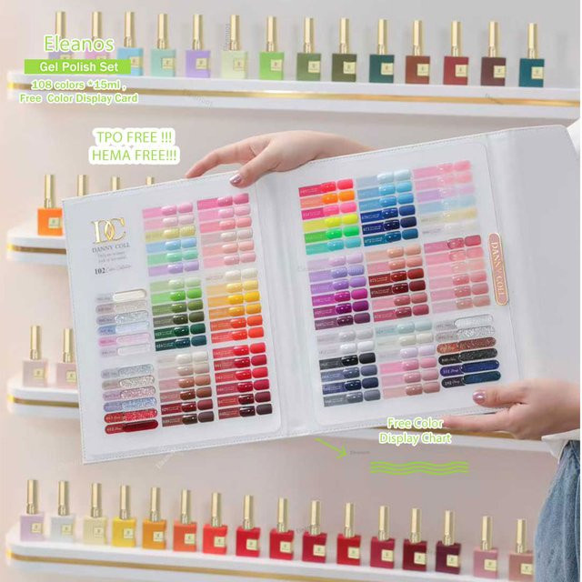 Dannycoll Gel-Nagellack-Set, 102 Farben, Soak Off, Glänzend - Bild 1