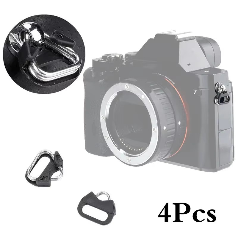 4er-Set Kamera Gürtel Haken und Schultergurt-Ersatz mit Dreieck-Split-Ringen für Fujifilm, Olympus und Pentax Kameras - Bild 5