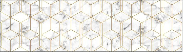 MySpotti Küchenrückwand Profix Cucina Nicole in Creme-Beige mit Aluminium-Abschluss B: 270 cm, H: 60 cm - Bild 1