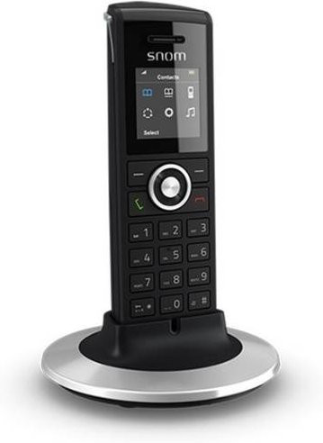 Snom M25 DECT Mobilteil mit Ladeschale in Schwarz mit Rufnummernanzeige und Freisprechfunktion - Bild 3