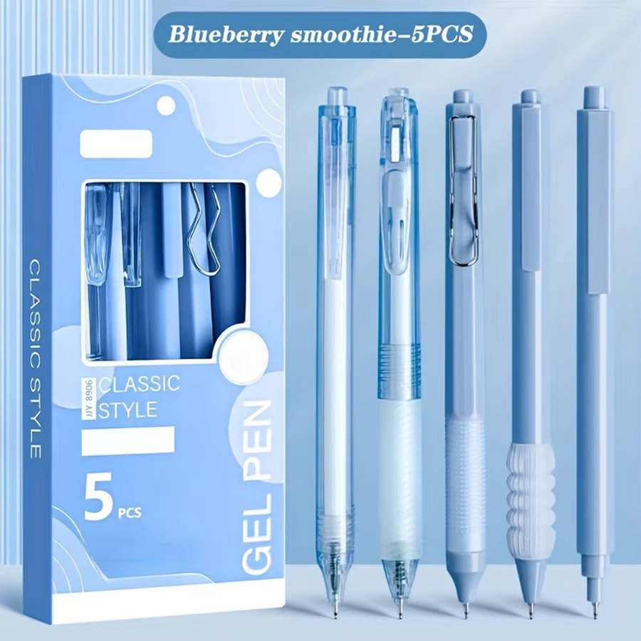 Morandi Gel-Stifte Set mit 5 Farben, schnell trocknende Tinte und mittlere Spitze, 5 Stück - Bild 4