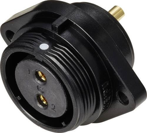 Weipu SP2113 Rundstecker Buchse Einbau Serie SP21 Schwarz - Bild 1