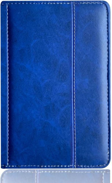 Sony PRS-T2 E-Book-Reader Schutzhülle aus Leder mit Magnetverschluss in Blau - Bild 1