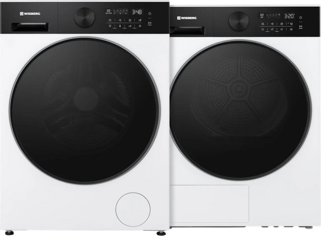 Wisberg SmartDose + CondenserClean Waschmaschine Frontlader Weiß - Bild 1