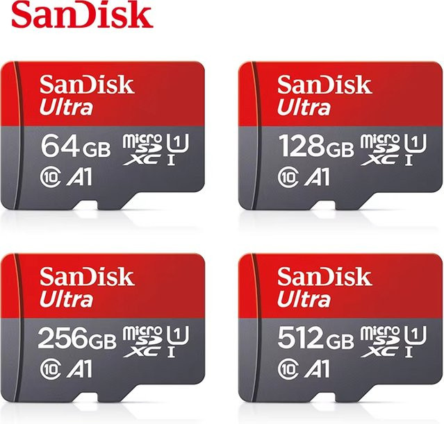 SanDisk microSD Speicherkarte Klasse A1 UHS-1 Flash-Speicher - Bild 1