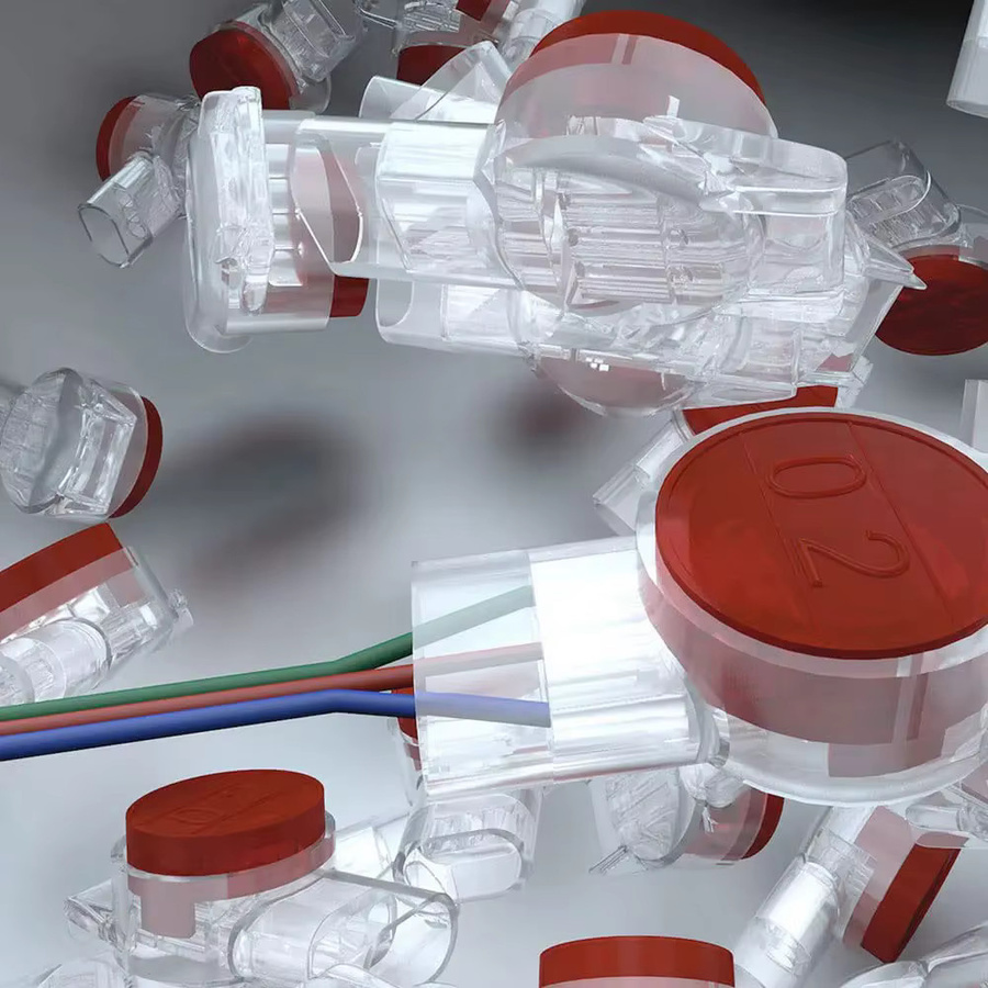 Natalink 100er Set RJ45 und RJ11 Splice Stecker für Ethernet LAN und Telefonkabel, transparent - Bild 2